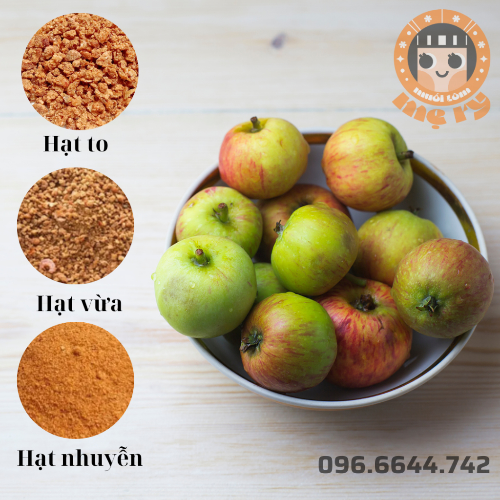 Muối Tôm Hạt To Tây Ninh Nguyên Hạt Giòn Ngon Rộp Rộp Loại Đặc Biệt 100g/ 250g/ 500g - Mẹ Ry