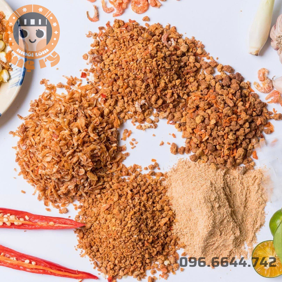 Muối Tôm Hạt To Tây Ninh Nguyên Hạt Giòn Ngon Rộp Rộp Loại Đặc Biệt 100g/ 250g/ 500g - Mẹ Ry