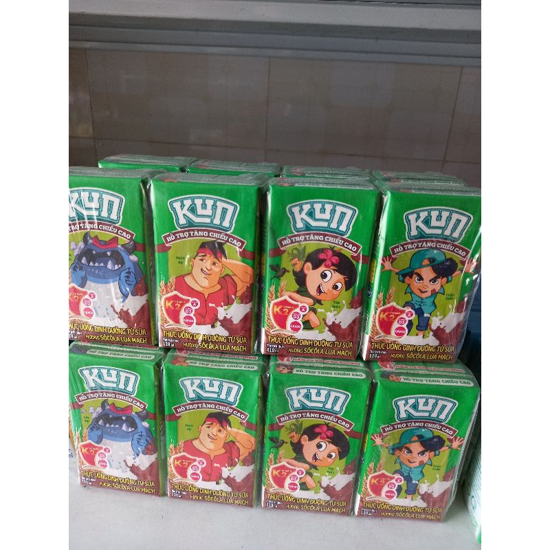 Sữa kun socola lúa mạch 110ml-180ml