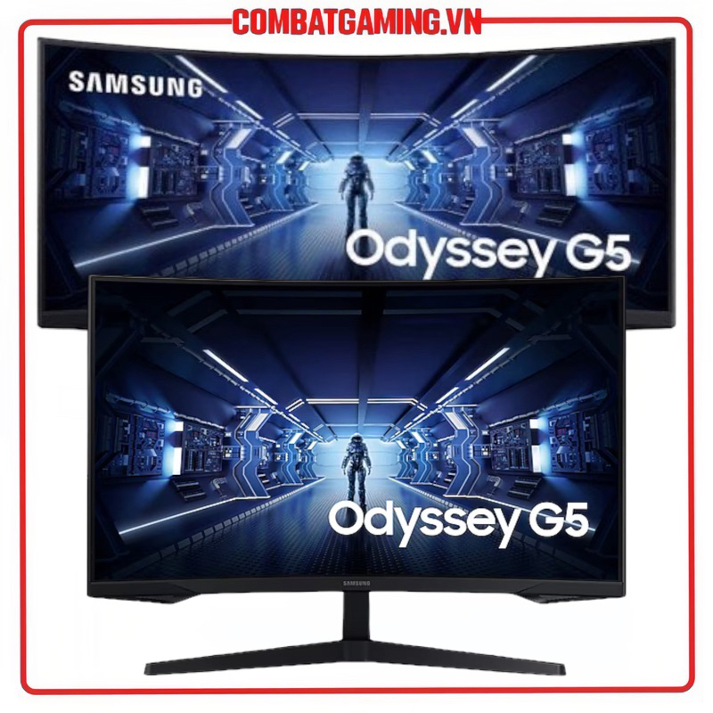 Màn hình cong Samsung Odyssey G5 LC32G55 LC34G55 32" 34" / VA / 2K+ / 165Hz / 1ms / FreeSync LC34G55TWWEXXV