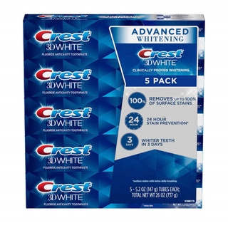 Kem Đánh Răng Crest 3D White Advanced Whitening Mỹ 147g
