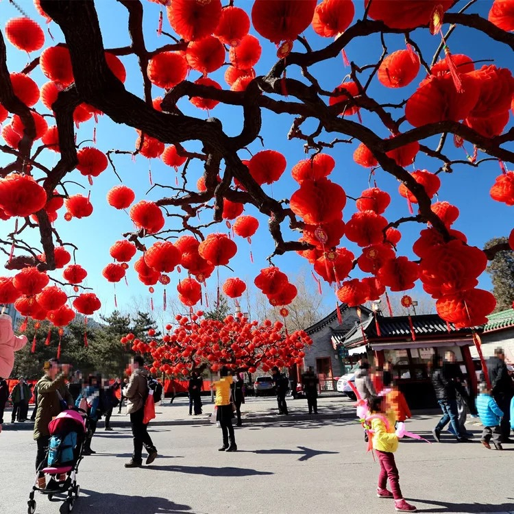 Đèn lồng đỏ chữ Phúc size đại 30-50cm chống thấm nước trang trí đám cưới, lễ Tết, trung thu - Kem Shop K299B