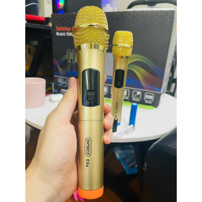 Micro không dây cao cấp hát karaoke với loa kéo, dàn karaoke gia đình