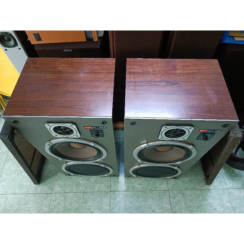 Đôi loa bookshelf Sony japan bass 28cm cao 80cm