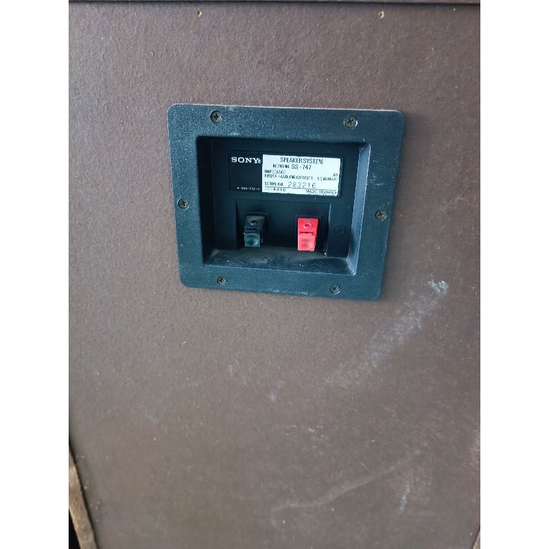 Đôi loa bookshelf Sony japan bass 28cm cao 80cm