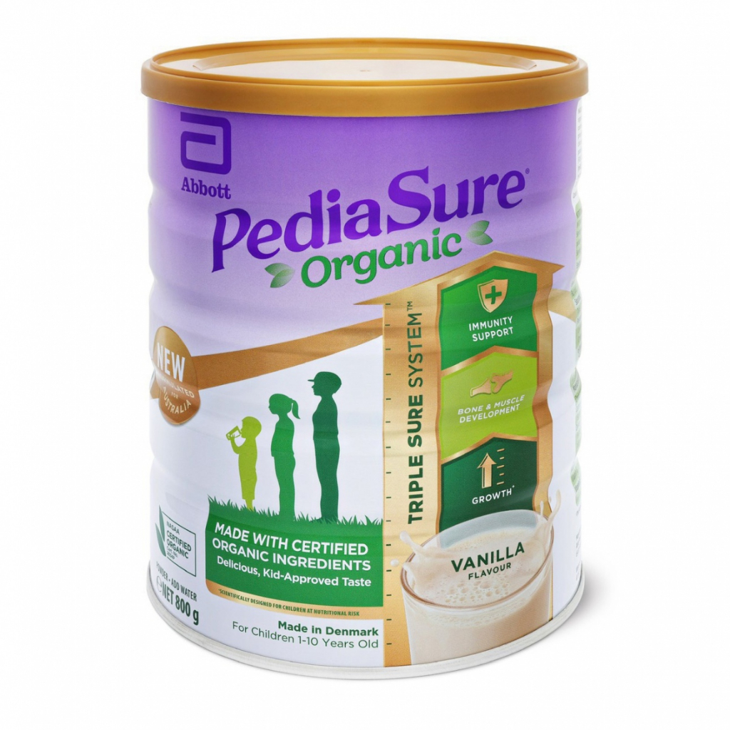 Sữa bột hữu cơ pediasure organic vanilla 800g nội địa Úc Extate Official Mall