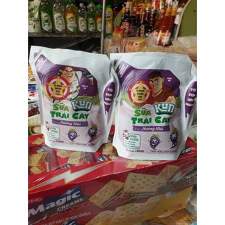 Sữa trái cây kun hương nho 110 ml