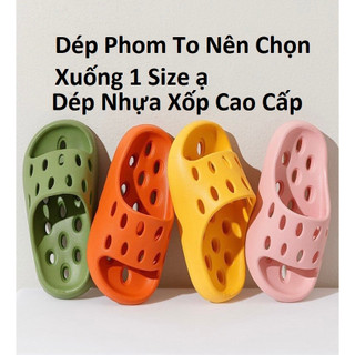  Dép Nhựa Đúc Xốp OVan Đi Trong Nhà Tắm, Văn Phòng Chống Trơn Cao Cấp ĐX206