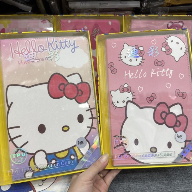 Bao da Samsung Tab S6 lite P610 P615 dẻo hình siêu dễ thương gấu mèo kitty gấu dâu lotso chất bao đẹp