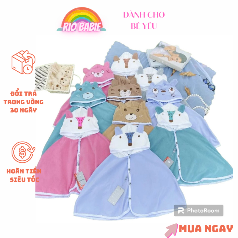 Áo choàng chống gió, giữ ấm cho bé từ 6 tháng -3 tuổi