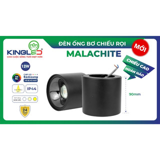 Đèn led ống bơ chiếu rọi malachite - kingled
