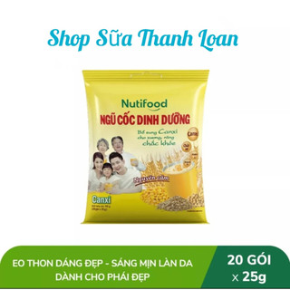 [HSD T4-2025] Ngũ Cốc Dinh Dưỡng Nguyên Cám NutiFood - Bịch 500g.