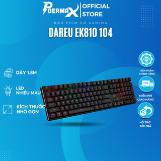 Bàn phím cơ gaming DAREU EK810- Hàng chính hãng