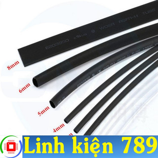 Ống ghen co nhiệt phi 2 3 4 5 6 8 10 12 14mm gen co nhiệt ghen co nhiệt màu