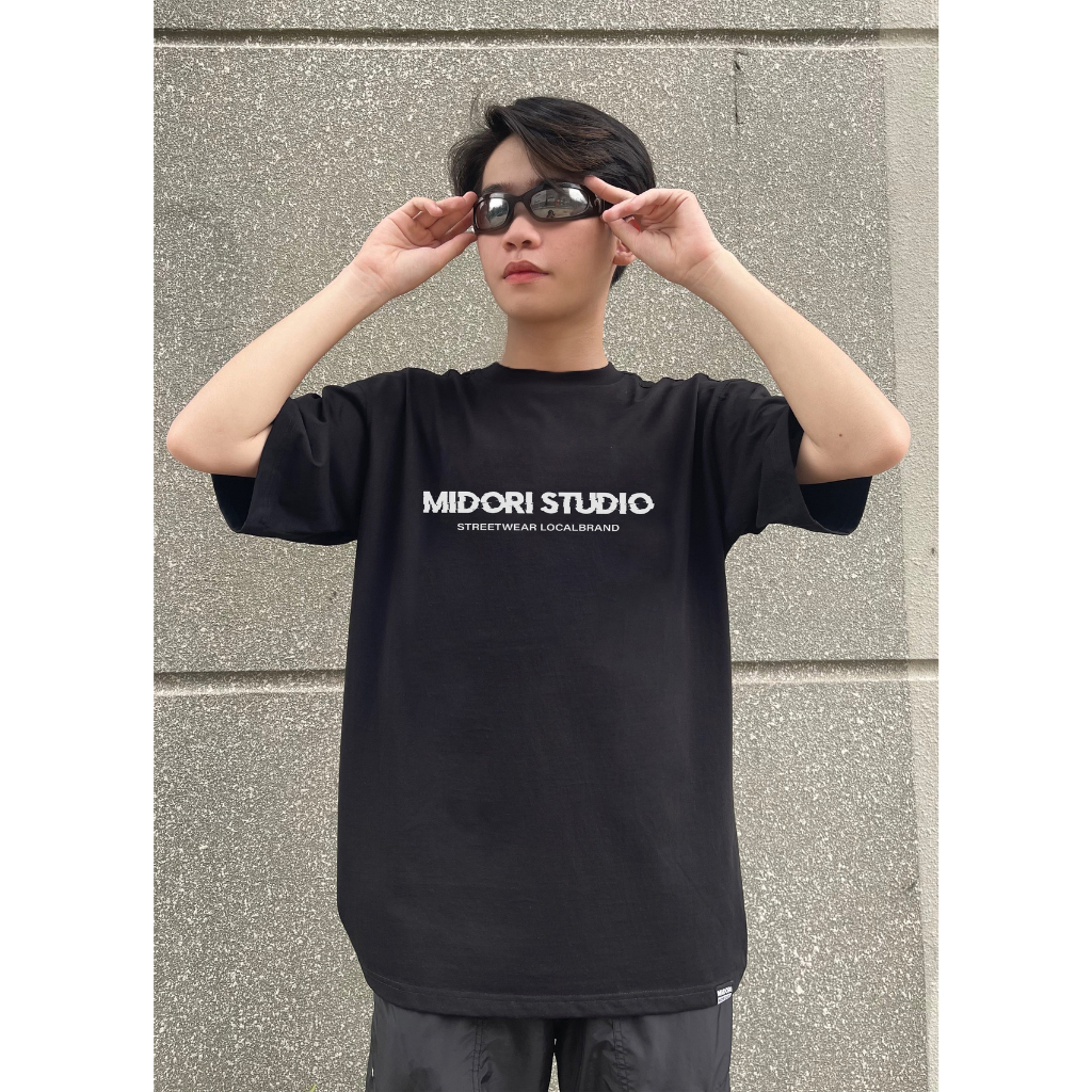 Áo thun unisex form rộng tay lỡ Phông Nam Nữ BASIC Local Brand Mi Midori