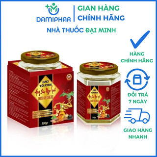 Cao tỏi đen hồng sâm ngọc linh nano curcumin lọ 500g