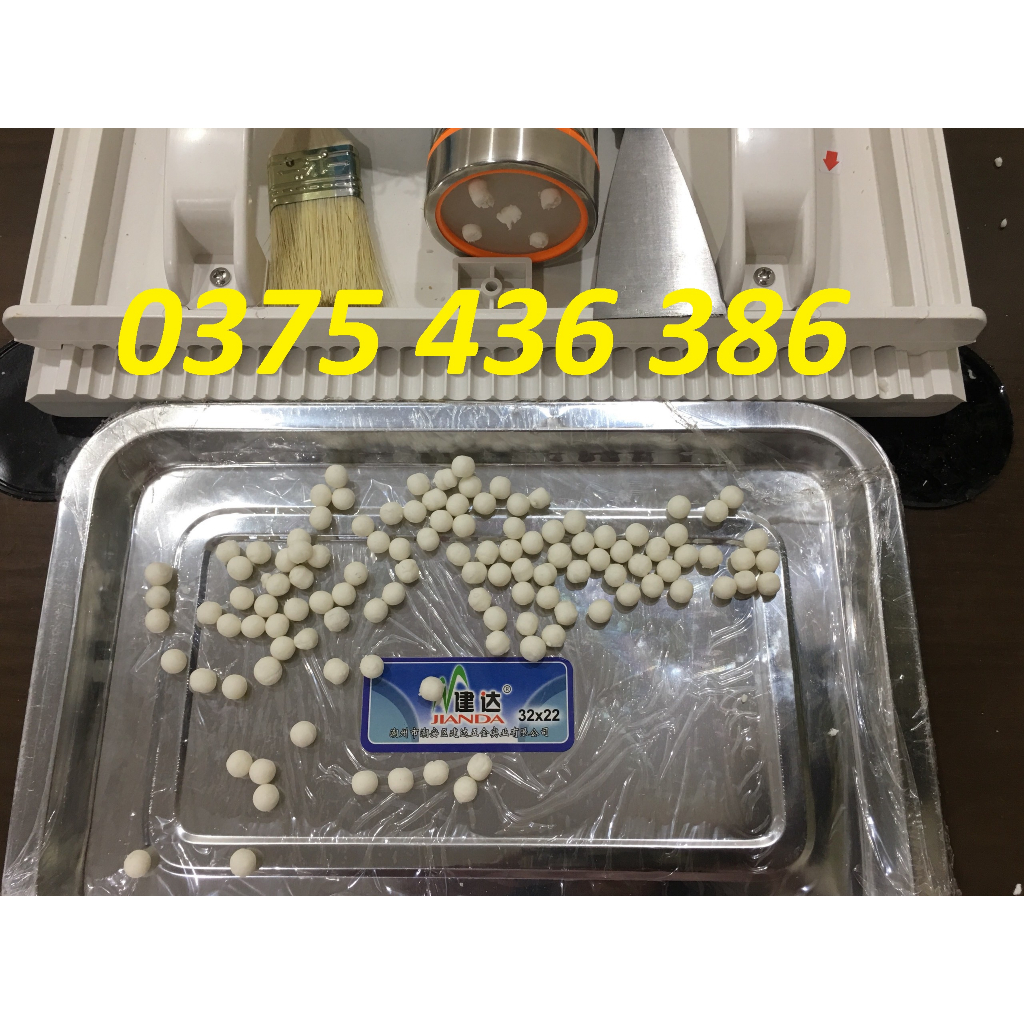 Khuôn làm viên hoàn mềm, máy vo viên hạt trân châu, vo viên bánh nhãn đường kính 6-12mm giá rẻ