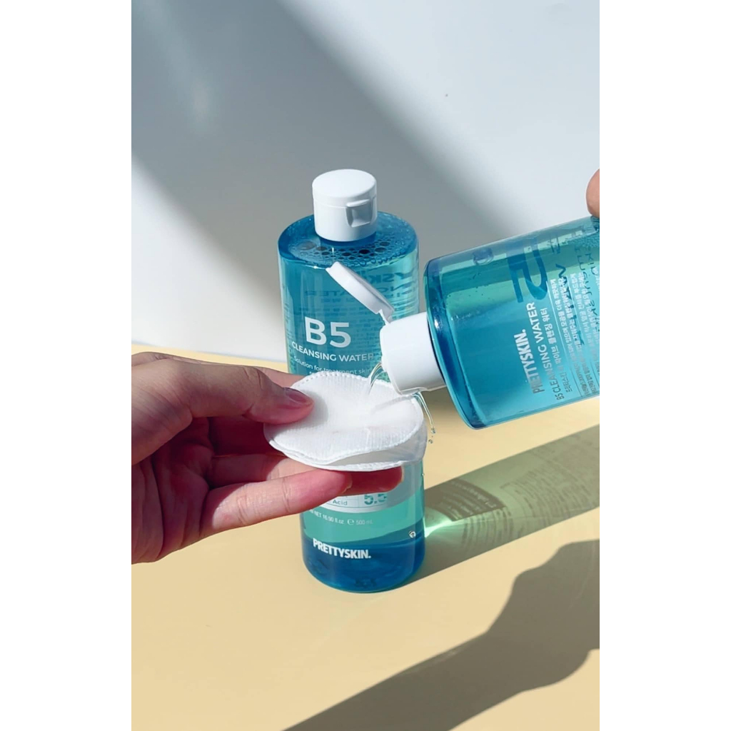 Nước Tẩy Trang B5 Prettyskin Dành Cho Da Nhạy Cảm, Da Treatment, Tẩy Sạch Dịu Nhẹ 500ml
