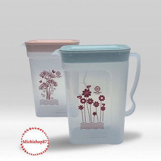Ca đựng nước nhựa chịu nhiệt 1,8L Việt Nhật cao cấp, Bình đựng nước vuông đựng trà, nước hoa quả (6082)