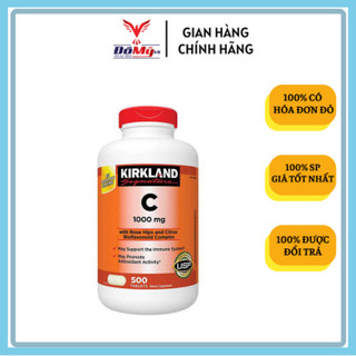 Viên uống bổ sung vitamin c 1000mg kirkland hộp 500 viên của mỹ