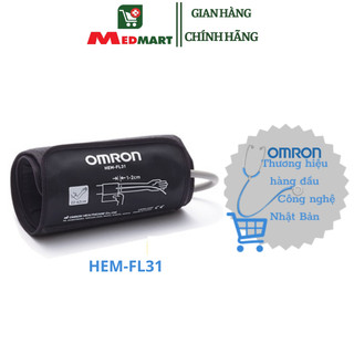 Vòng bít máy đo huyết áp bắp tay omron hem fl31 dùng cho máy hem 7156 - medmart
