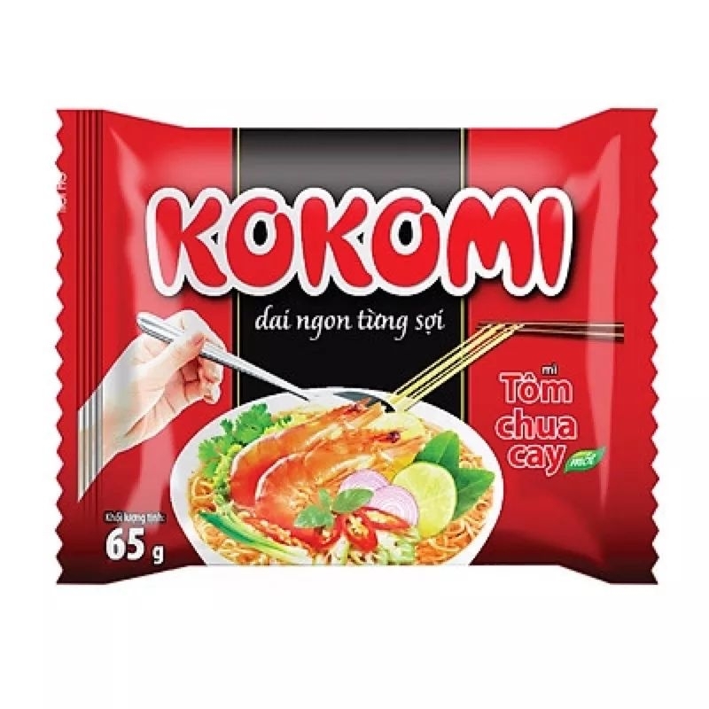 Mì kokomi tôm chua cay dai ngon hảo hạng