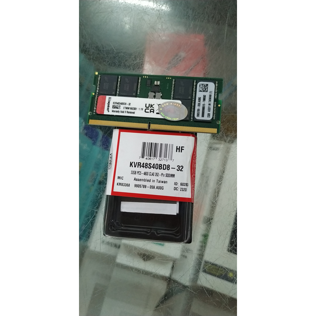 Ram Laptop Kingston 32Gb 4800Mhz DDR5 - Hàng chính hãng