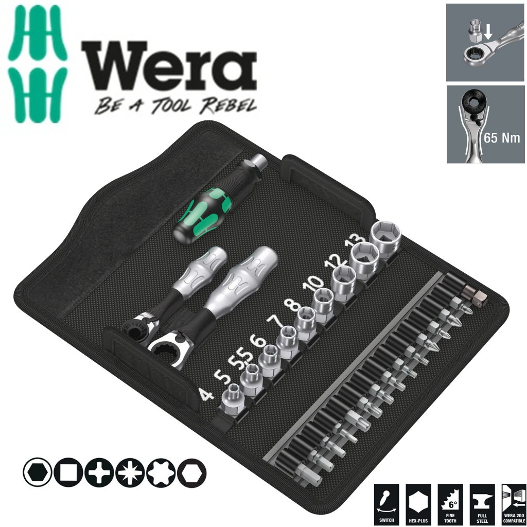 Bộ dụng cụ Wera Kraftform Kompakt Zyklop Mini 2 Wera 05135918001