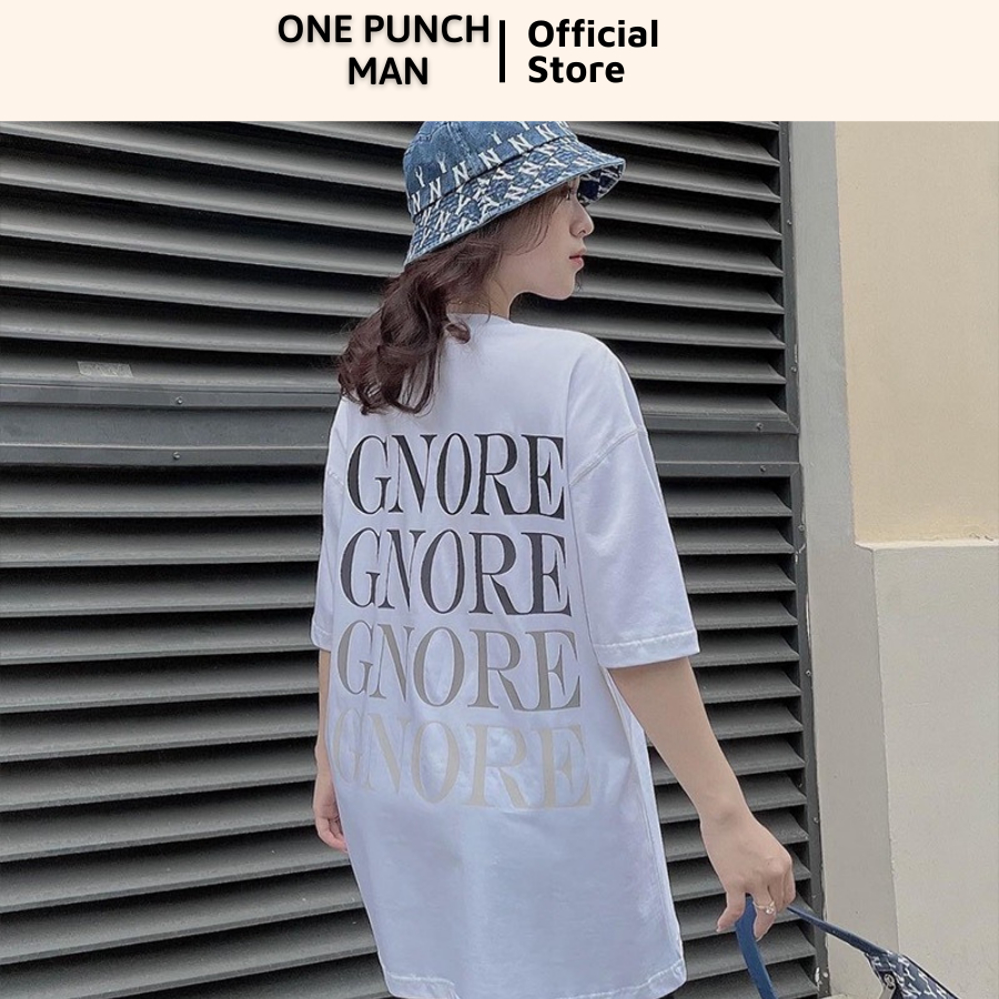 Áo thun tay lỡ GNORE unisex form rộng - Áo phông OPM co giãn 4 chiều không xù lông