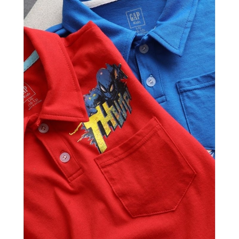 Áo Polo bé trai cổ bẻ size đại chất cotton xuất dư túi ngực 20-50kg