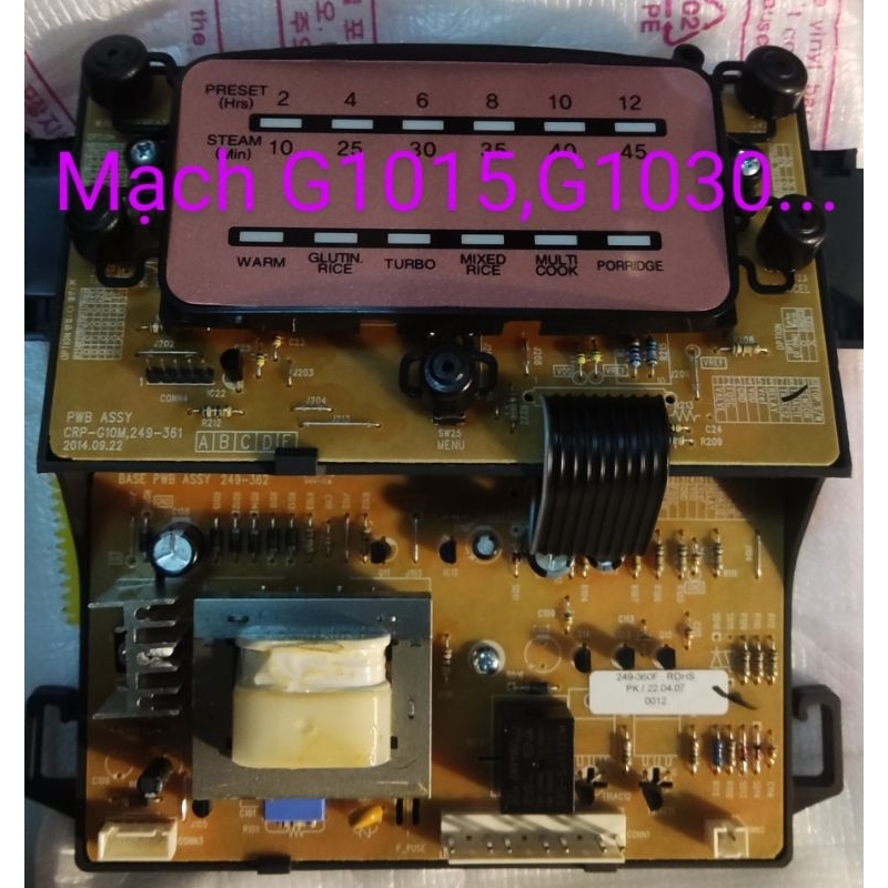 Mạch nồi cơm điện CUCKOO CRP-G1015M,G1030,G1020,G1060...