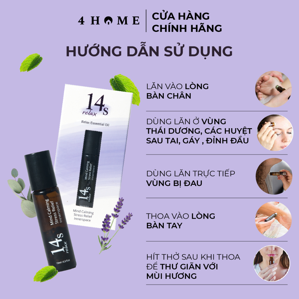 Tinh Dầu Lăn 14s - Relax (10ml)
