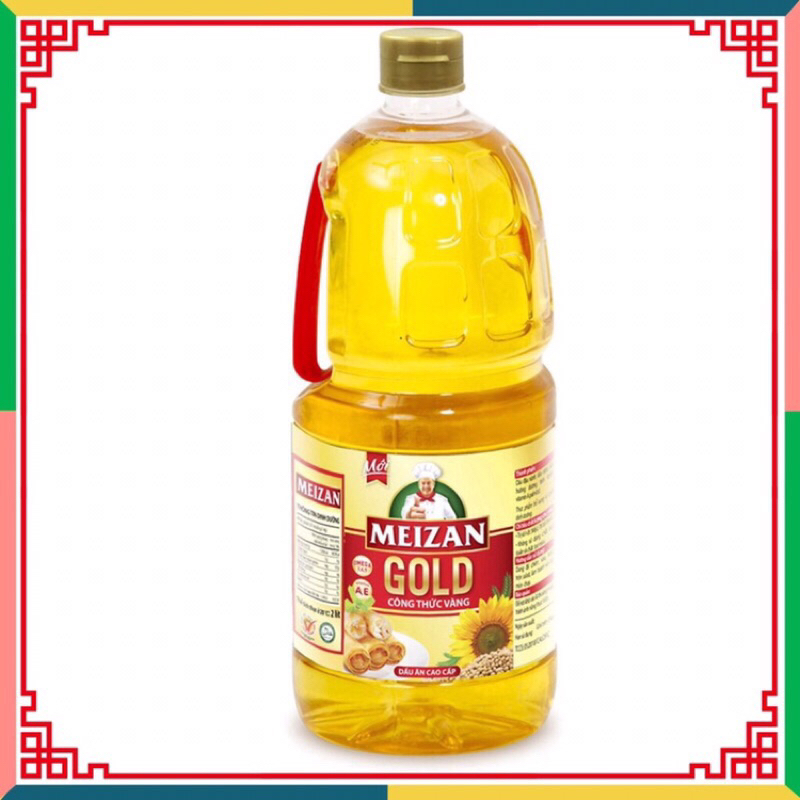 Can 2lit dầu ăn Meizan Gold