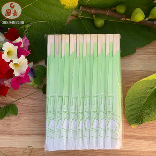 Sét 50 đôi đũa dùng 1 lần, đũa gỗ tách ăn một lần bao đũa giấy hở