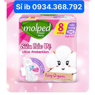 Băng Vệ Sinh Molped Bông Organic Tự Nhiên Mềm Mại Siêu Thấm