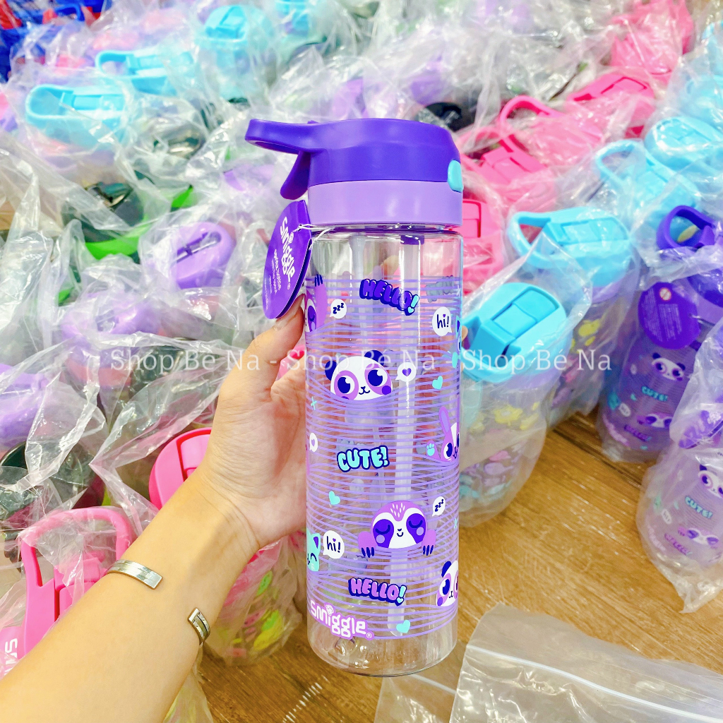 Bình nước Smiggle cao cấp, bình nước đi học cho bé, Shopbena