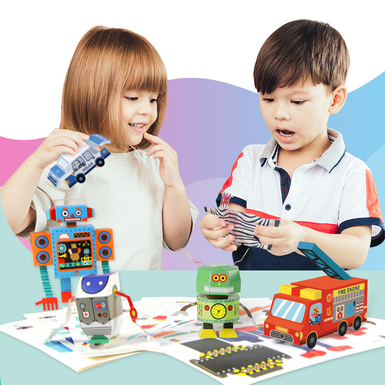 BỘ GẤP HÌNH 3D - ORIGAMI NHIỀU CHỦ ĐỀ CHO BÉ