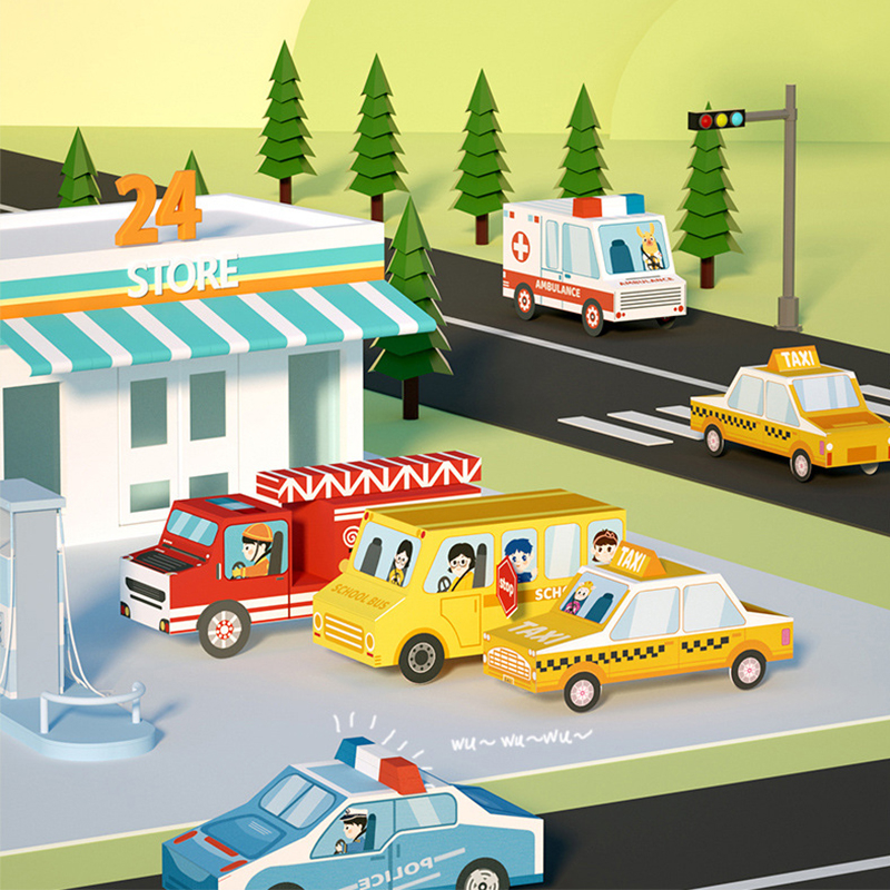 BỘ GẤP HÌNH 3D - ORIGAMI NHIỀU CHỦ ĐỀ CHO BÉ