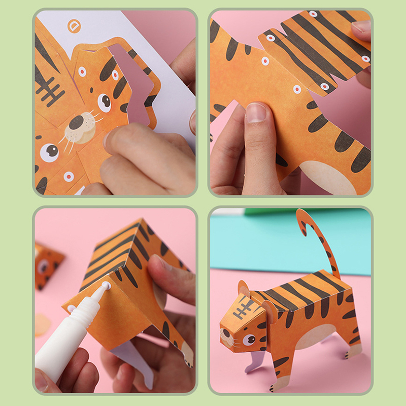 BỘ GẤP HÌNH 3D - ORIGAMI NHIỀU CHỦ ĐỀ CHO BÉ