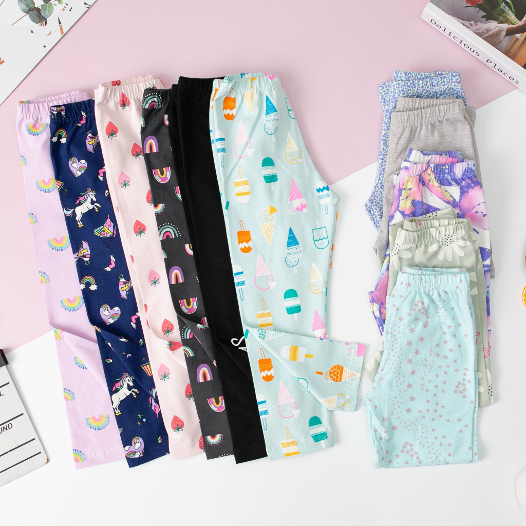Quần legging thu đông  LITIBABY cho bé gái từ 9 - 25 kg . Chất siêu mềm , form đẹp