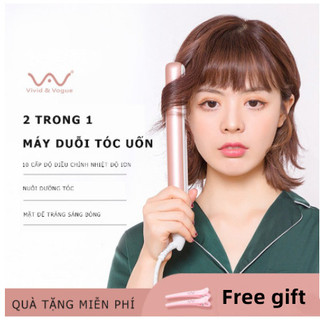 Máy Kẹp Thẳng Tóc Mức Chỉnh Nhiệt VIVID & VOGUE Công Dụng Kép Của Tóc Thẳng Và Máy Uốn Tóc