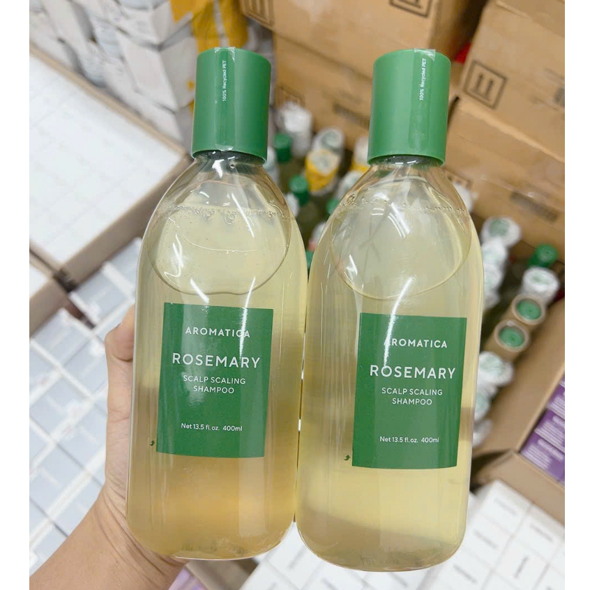 Dầu Gội Aromatica Rosemary Scalp Scaling Shampoo 400ml