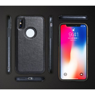 Màu đen - ốp lưng da iphone xs max - ip xs max - ps case phân phối