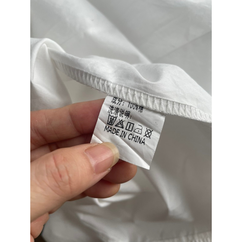 Đầm babydoll trắng tay bồng freesize