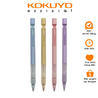 Bút Chì Bấm 2B Ngòi 0.5mm Trang Bị Đệm Tay Lò Xo Chống Gãy Ngòi Chất Lượng Nhật Bản KUSUMI