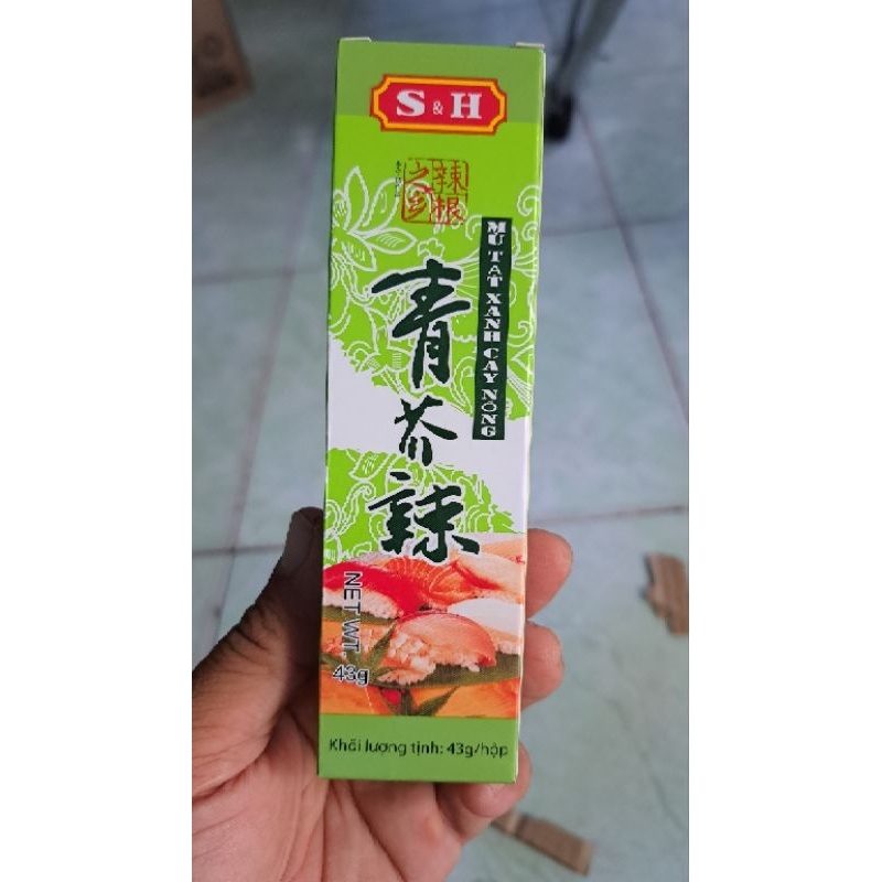 Mù Tạt Xanh S&H Cay Nồng WASABi 43 Gr.