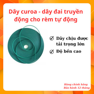Dây curoa , dây đai truyền động cho ray rèm cửa tự đông, chiều rộng 11.5mm