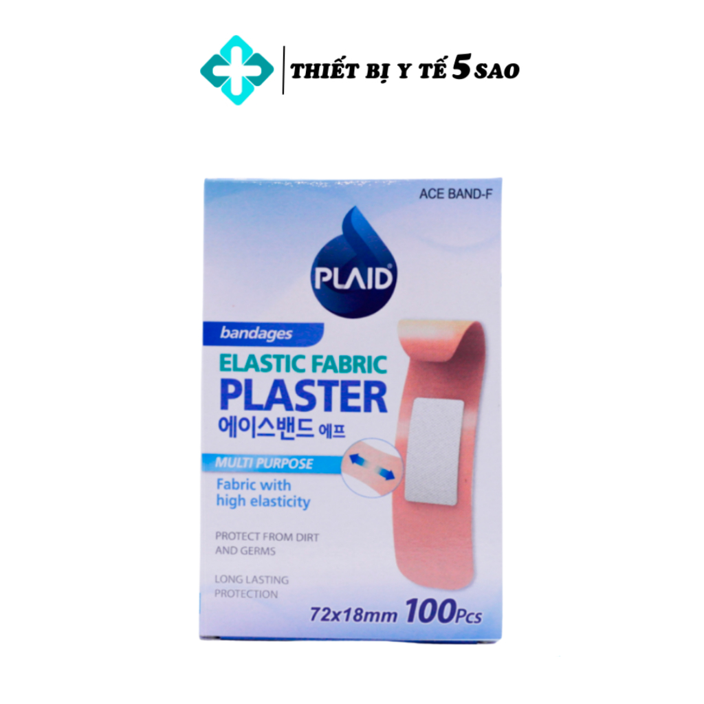 Băng cá nhân vải Young Chemical băng keo vải vết thương Hàn Quốc (hộp 100 miếng)