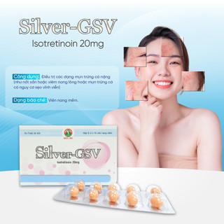 Silver GSV hỗ trợ giảm mụn