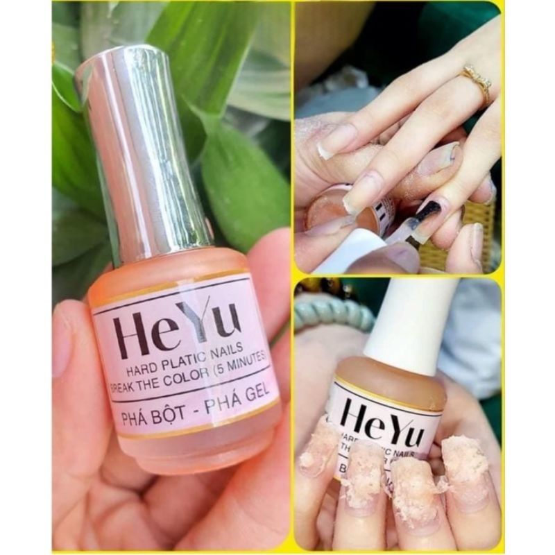 Phá bột đắp & gel đắp - Sơn gel nhanh cấp tốc HeYu